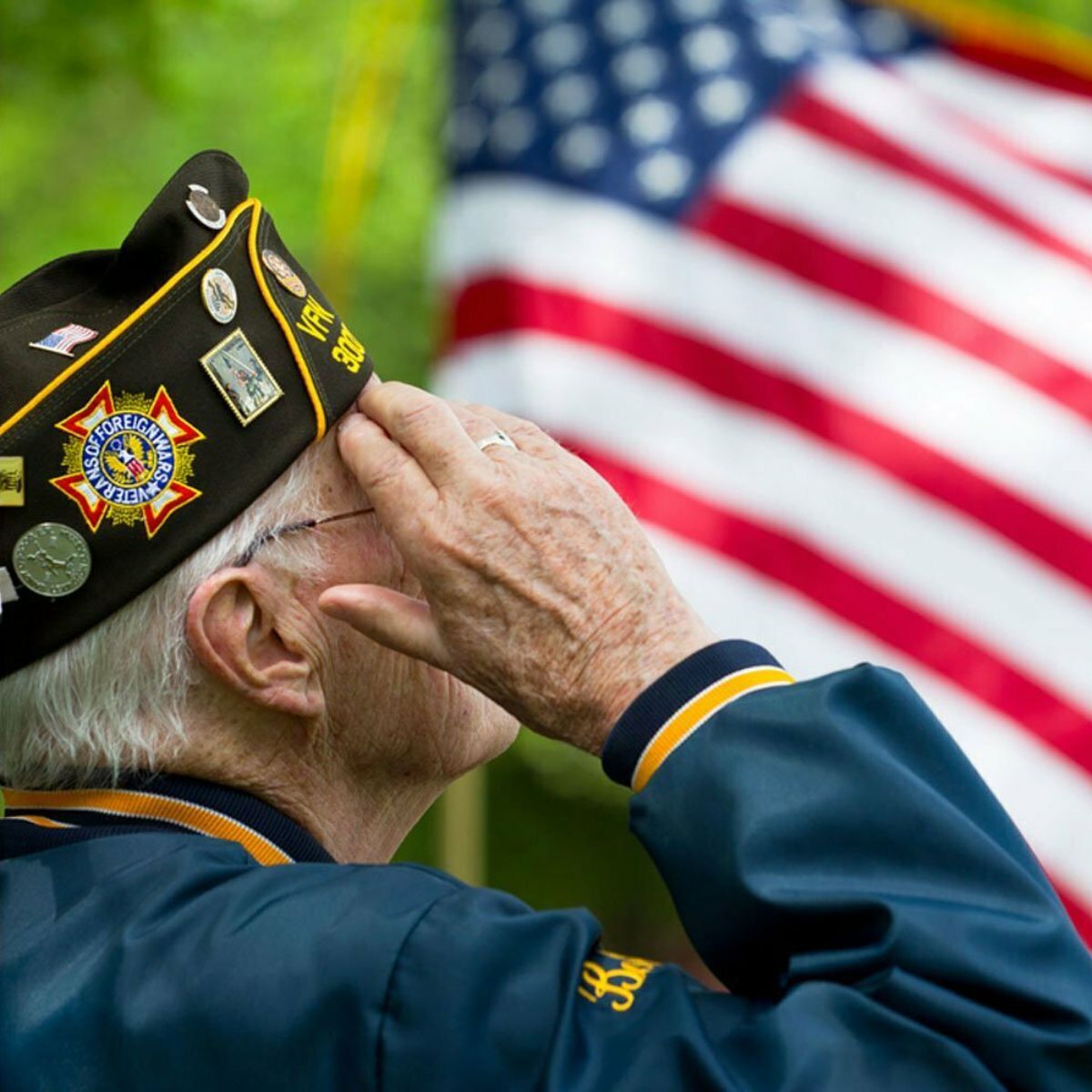 Cappella Pueblo West Senior Living Community in Pueblo West, CO - veteran saluting