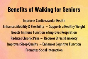 benefits of walking for seniors