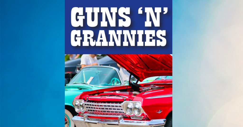 Cappella Pueblo West Senior Living Community in Pueblo West, CO - cappella pueblo west guns n grannies graphic