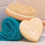 Cappella Pueblo West Senior Living Community in Pueblo West, CO - soap brush and towel