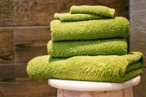Cappella Pueblo West Senior Living Community in Pueblo West, CO - stacked green towelsjpg Cappella Pueblo West Senior Living Community in Pueblo West, CO - stacked green towelsjpg