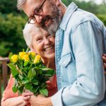 Cappella Pueblo West Senior Living Community in Pueblo West, CO - cappella of pueblo west adult son with senior mom (1)