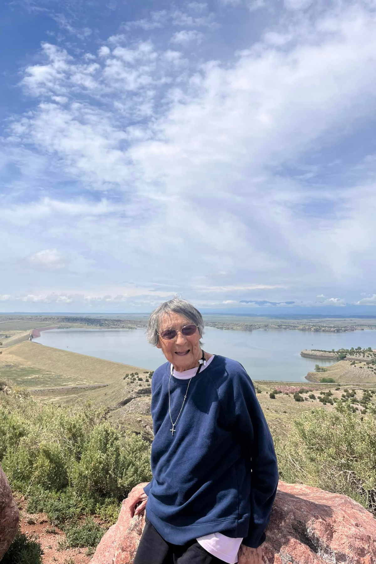 Cappella Pueblo West Senior Living Community in Pueblo West, CO - cappella pueblo west resident outdoors portrait